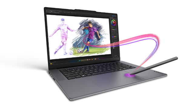 A computer with a stylus and a drawing on the screen

AI-generated content may be incorrect.