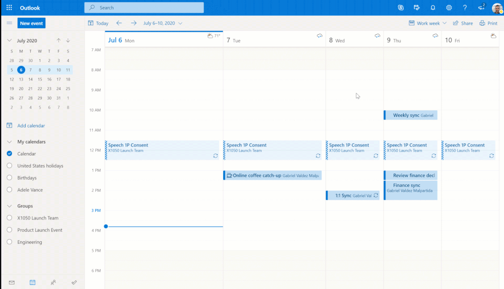 Вебверсія Microsoft Outlook отримує інтеграцію Календаря Google